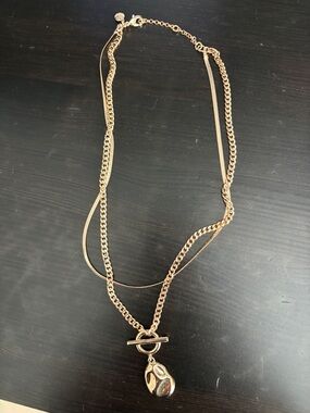 J Crew Gold-Tone Multi-Chain Pendant Necklace - Women's Jewelry